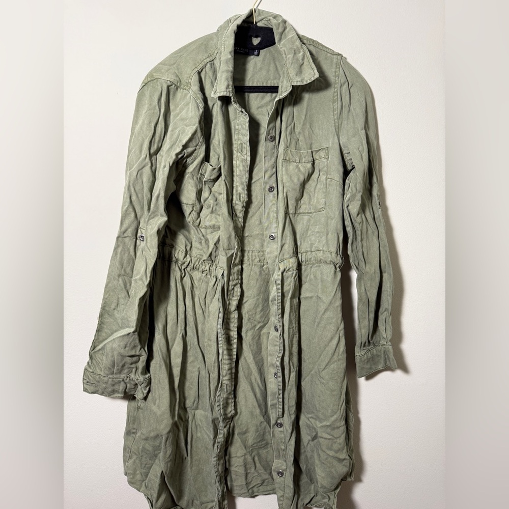 Max Jeans Sage Green Utility Jacket